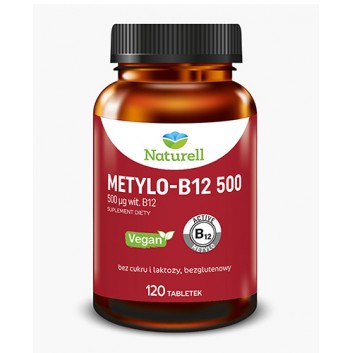 Naturell Metylo-B12 500, 120 tabletek