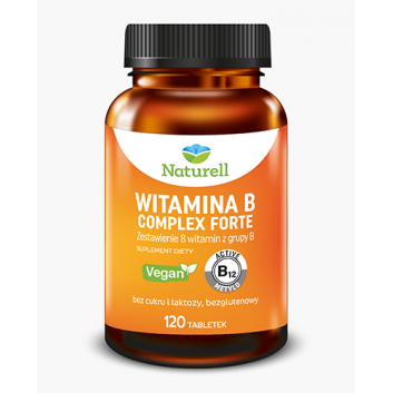 Naturell Witamina B Complex Forte, 120 tabletek