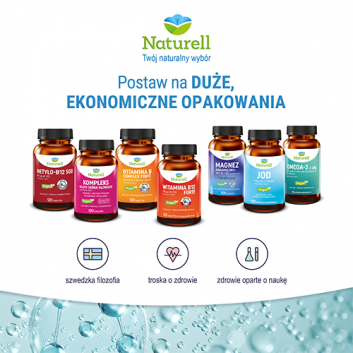 Naturell Witamina B Complex Forte, 120 tabletek - obrazek 9