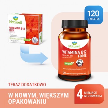 Naturell Witamina B12 Forte, 120 tabletek do żucia - obrazek 7