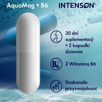 Intenson AquaMag + B6, 60 kapsułek - obrazek 4