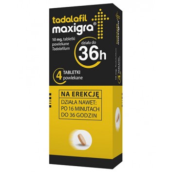 Tadalafil Maxigra 10 mg 4 tabletki