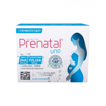 Prenatal Uno, 30 kapsułek + 30 kapsułek