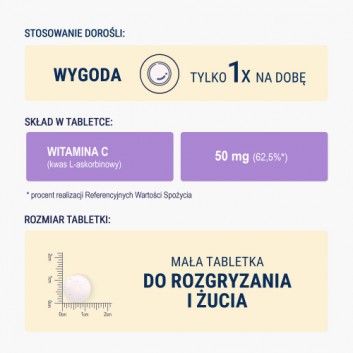 Naturell Witamina C dla dzieci 180 tabletek - obrazek 5