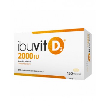 Ibuvit D3 2000 IU, kapsułki miękkie, 150 sztuk