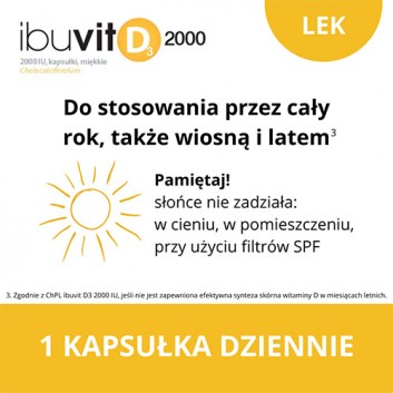 Ibuvit D3 2000 IU, kapsułki miękkie, 150 sztuk - obrazek 6