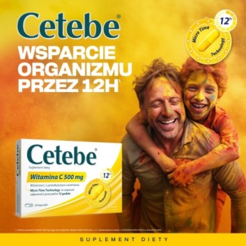 Cetebe Witamina C 500 mg, 30 kapsułek - obrazek 2