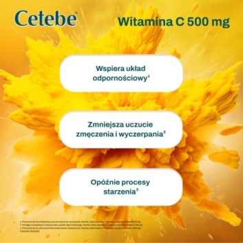 Cetebe Witamina C 500 mg, 30 kapsułek - obrazek 5