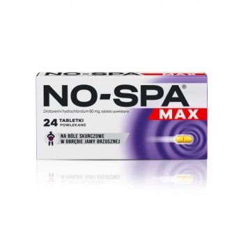  No-Spa Max 80 mg, 24 tabletki powlekane