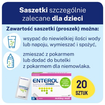 Enterol 250 mg, 20 saszetek - obrazek 5