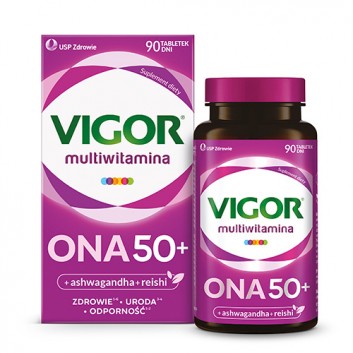 Vigor Multiwitamina Ona 50+, 90 tabletek