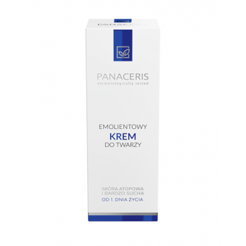 Panceris Emolientowy krem do twarzy, 50 ml