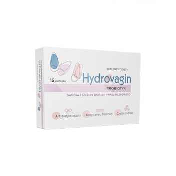 Hydrovagin Probiotyk, 15 kapsułek - obrazek 2