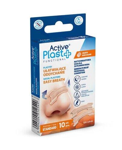 Active Plast Plastry przeciw chrapaniu, ułatwiające oddychanie STANDARD, 10 sztuk