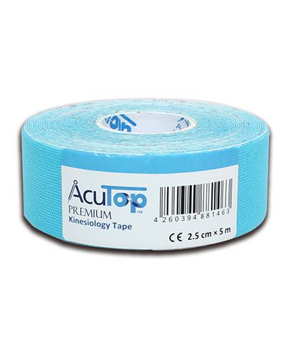 AcuTop Premium Kinesiology Tape 2,5 cm x 5 m niebieski, 1 szt., cena, wskazania, opinie