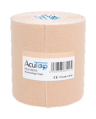 AcuTop Premium Kinesiology Tape 7,5 cm x 5 m beżowy, 1 szt., cena, opinie, wskazania