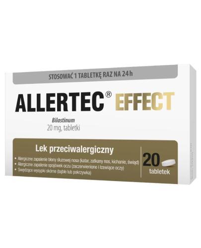 Allertec Effect 20 mg, 20 taletek