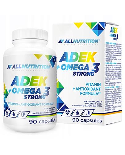 Allnutrition ADEK + Omega 3 Strong - 90 kaps. - cena, opinie, właściwości