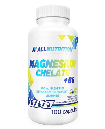 Allnutrition Magnesium Chelate + B6, 100 kapsułek