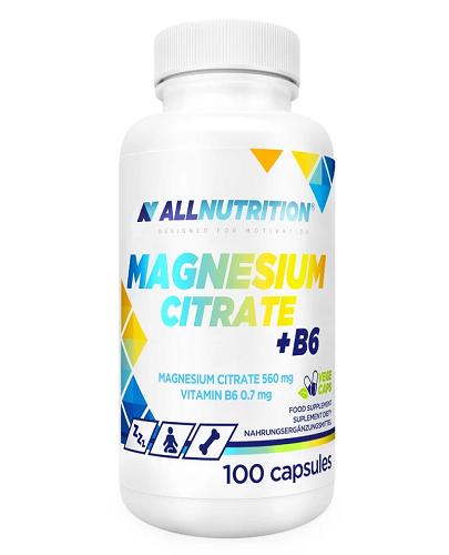 Allnutrition Magnesium Citrate + B6, 100 kapsułek