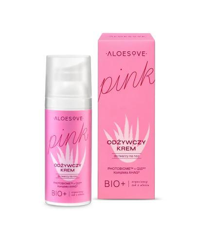 Aloesove Pink Krem do twarzy odżywczy otulający na noc, 50 ml