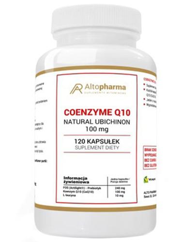 Altopharma Koenzym Q10 Natural ubichinon 100 mg - 120 kaps.- cena, opinie, właściwości