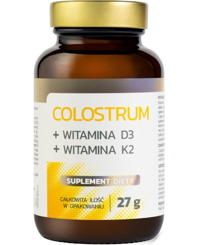 Colostrum + Witamina D3 + Witamina K2 60 kapsułek