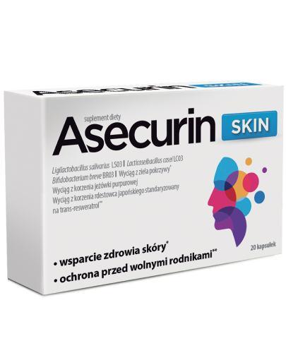 Asecurin Skin, 20 kapsułek