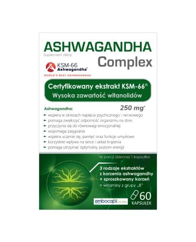 Ashwagandha Complex, 60 kapsułek