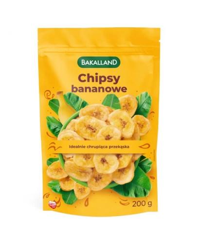 Bakalland Chipsy bananowe, 200 g