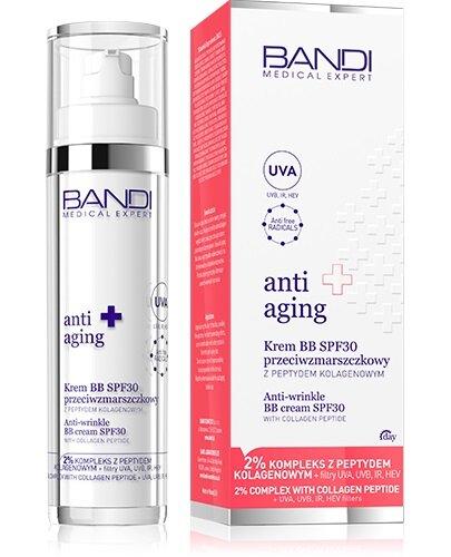 Bandi Cosmetics MEDICAL EXPERT ANTI-AGING Krem BB SPF30 przeciwzmarszczkowy z peptydem kolagenowym, 50 ml