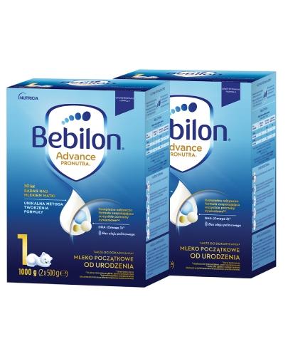 Bebilon 1 Advance Pronutra, mleko początkowe od urodzenia, 2 x 1000 g