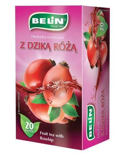 Belin Herbatka owocowa z dziką różą, 20 x 2 g, cena, wskazania, właściwości