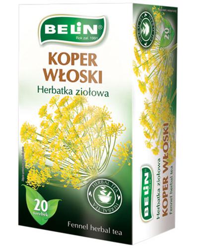 Belin Herbatka ziołowa koper włoski, 20 x 2 g, cena, wskazania, składniki