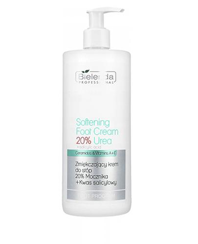 Bielenda Professional Zmiękczający krem do stóp 20% Mocznika + Kwas salicylowy, 500 ml