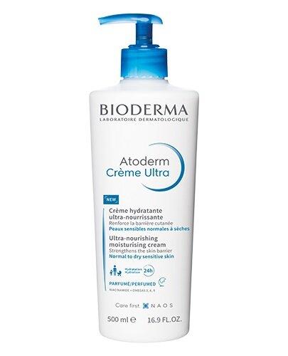 Bioderma Atoderm Crème Ultra Parfumée Ultranawilżający i wzmacniający krem do skóry suchej, normalnej i wrażliwej, 500 ml