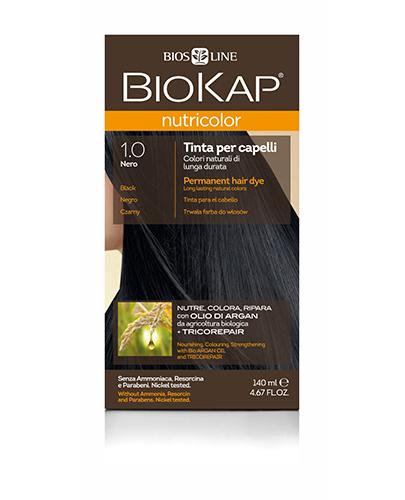 BioKap Nutricolor Farba do włosów 1.0 Czarny - 140 ml - cena, opinie, właściwości 