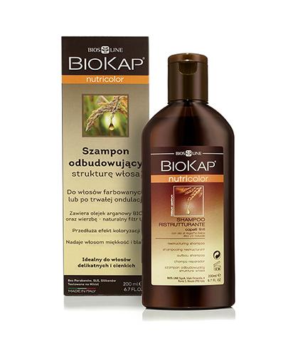 BioKap Nutricolor Szampon odbudowujący strukturę włosa - 200 ml - cena, opinie, właściwości 