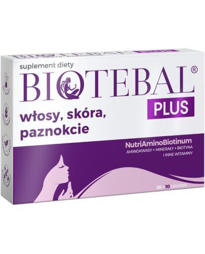 Biotebal Plus włosy, skóra, paznokcie 40 tabletek