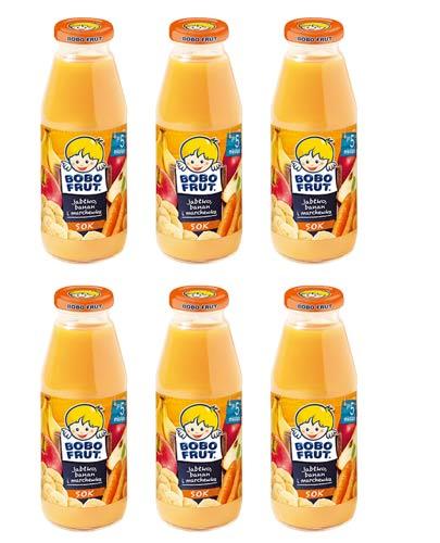 BOBO FRUT Sok jabłko, banan i marchewka po 5 miesiącu - 6 x 300 ml