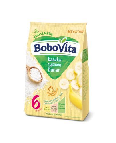 BOBOVITA Kaszka ryżowa o smaku bananowym po 6. miesiącu życia, 180 g