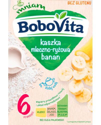 BOBOVITA Kaszka mleczno-ryżowa o smaku bananowym po 6 miesiącu, 230 g