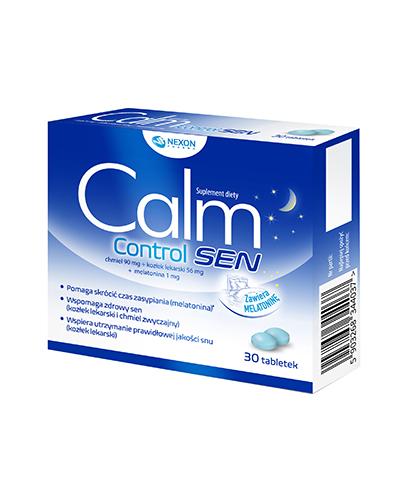 Calm Control Sen - 30 tabl. Na kłopoty z zasypianiem - cena, opinie, właściwości