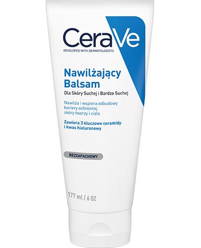 CERAVE Nawilżający balsam do twarzy i ciała z ceramidami do skóry suchej i bardzo suchej, 177 ml 