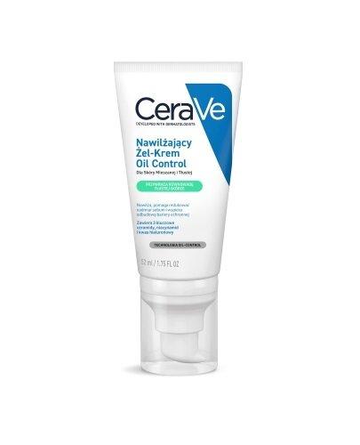 CeraVe Oil Control Żel-krem nawilżający dla skóry mieszanej i tłustej, 52 ml