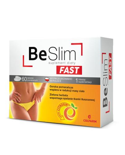 COLFARM BE SLIM FAST - 60 tabl. Wsparcie w redukcji masy ciała.