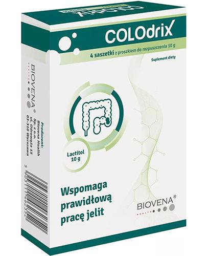 Colodrix, 4 sasz. x 10 g, cena, opinie, właściwości