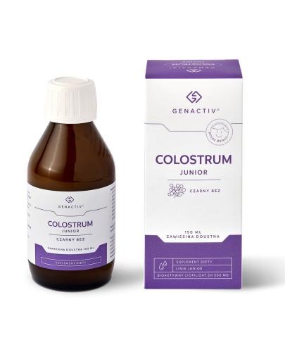 Colostrum Junior Czarny Bez zawiesina, 150 ml