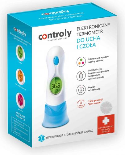 Controly Termometr do ucha i czoła elektroniczny [IT-901] 1 sztuka