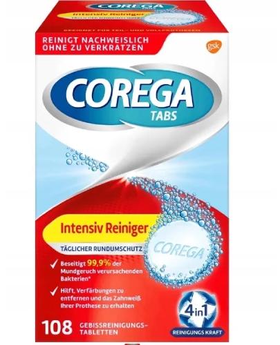 Corega Tabs Intensiv Reiniger, 108 tabletek